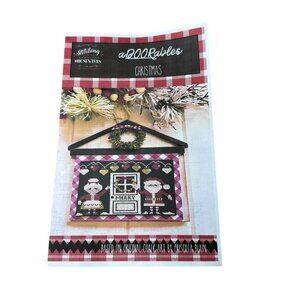 Christmas Cross Stitch Pattern aDOORables Santa Mrs. Claus Stitching Housewives